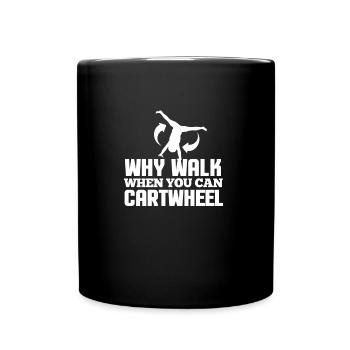 gymnast - Full Colour Mug - black - Front