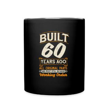 60 ans de cadeau d'anniversaire cadeau T-shirt 1959 - Mug uni - noir - Devant