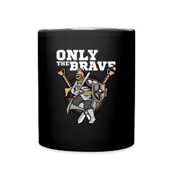 Ultimate Warrior Medieval Knight Geschenkidee - Tasse einfarbig - Schwarz - Vorne