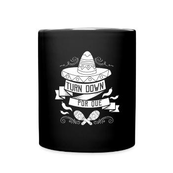 Mexicain mexicain sombrero énonciation drôle - Mug uni - noir - Devant