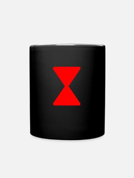 Black Widow Spider Poisonous Spider Costume Scary - Full Colour Mug - black