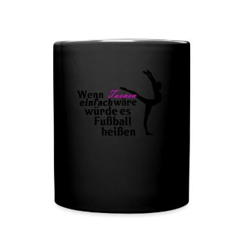 do gymnastics - Full Colour Mug - black - Front