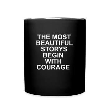SPRÜCHE LIEBE ZITATE GESCHENKE PERSONALITY SPRUCH - Tasse einfarbig - Schwarz - Vorne