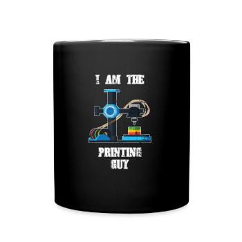 3D Print Gift Funny Quote I 3D Printed - Full Colour Mug - black - Front