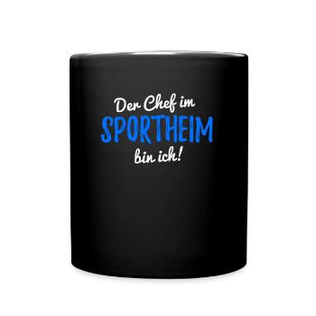 Sportheim hôte T shirt cadeau - Mug uni - noir - Devant