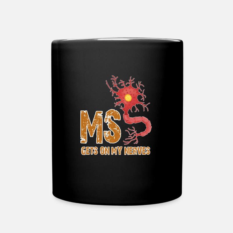 Multiple Sklerose Design - Tasse einfarbig - Schwarz