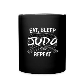 judo - Tasse einfarbig - Schwarz - Vorne