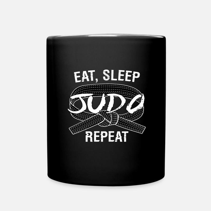 judo - Tasse einfarbig - Schwarz