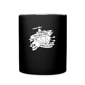 Gamer RPG Dungeon Cube Tabletop Funny Gift - Full Colour Mug - black - Front
