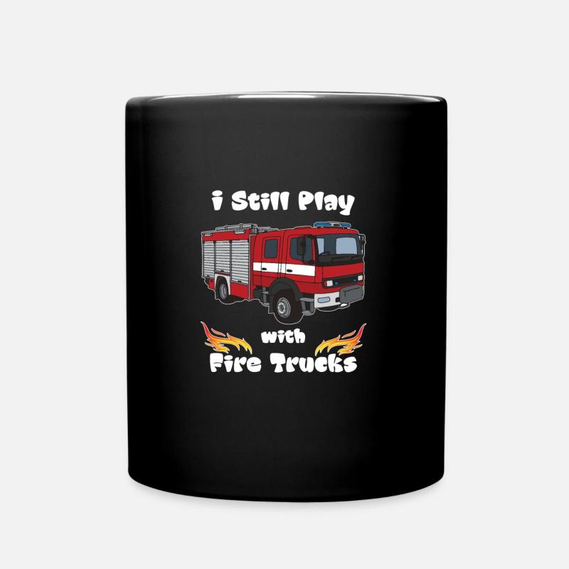 Conception du service d'incendie - Mug uni - noir