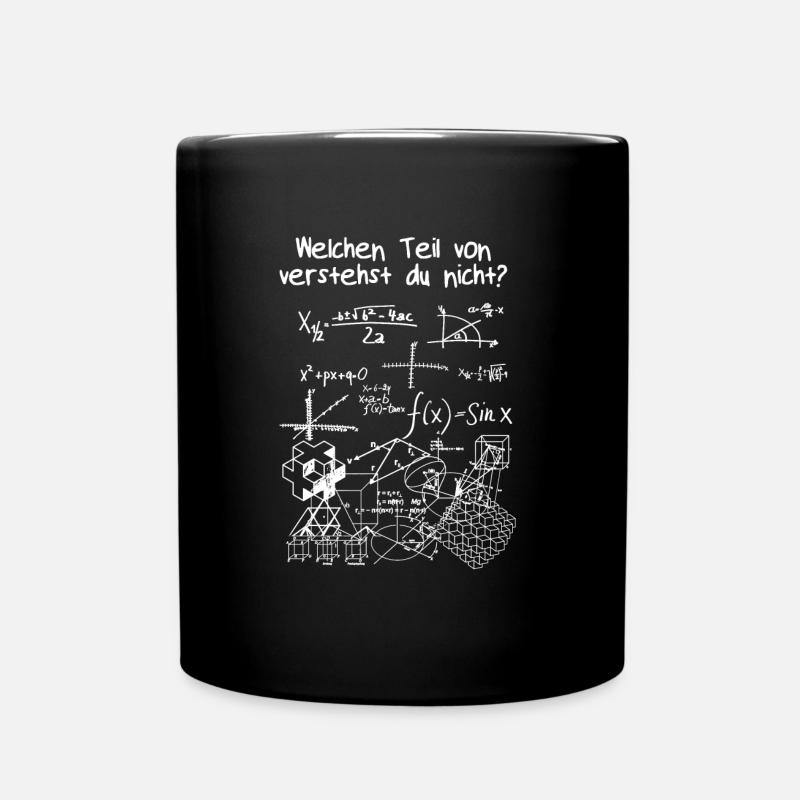 Which part math mathematics physics understand - Full Colour Mug - black