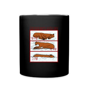 Le cadeau de galgo de chien lévrier Greyhound galgo - Mug uni - noir - Devant
