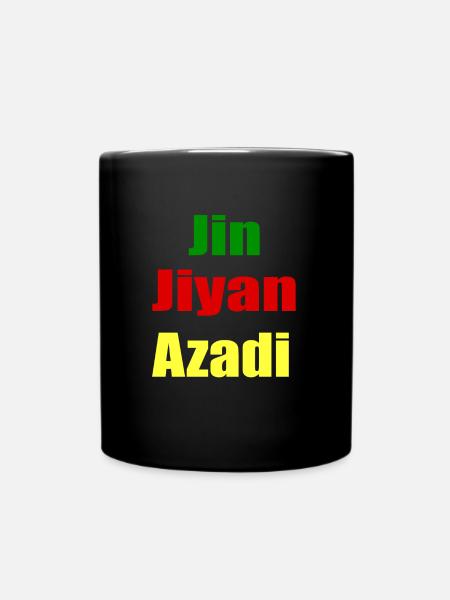 Jin Jiyan Azadi - Mug uni - noir