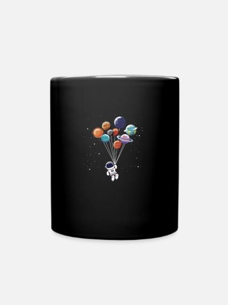 ballon de la planète - Mug uni - noir