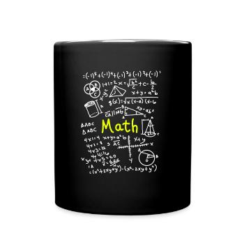 Math Design - Full Colour Mug - black - Front
