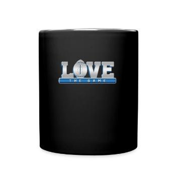 J'adore le jeu Football Super Bowl Gift - Mug uni - noir - Devant
