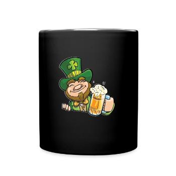 St Patricks design - Mug uni - noir - Devant