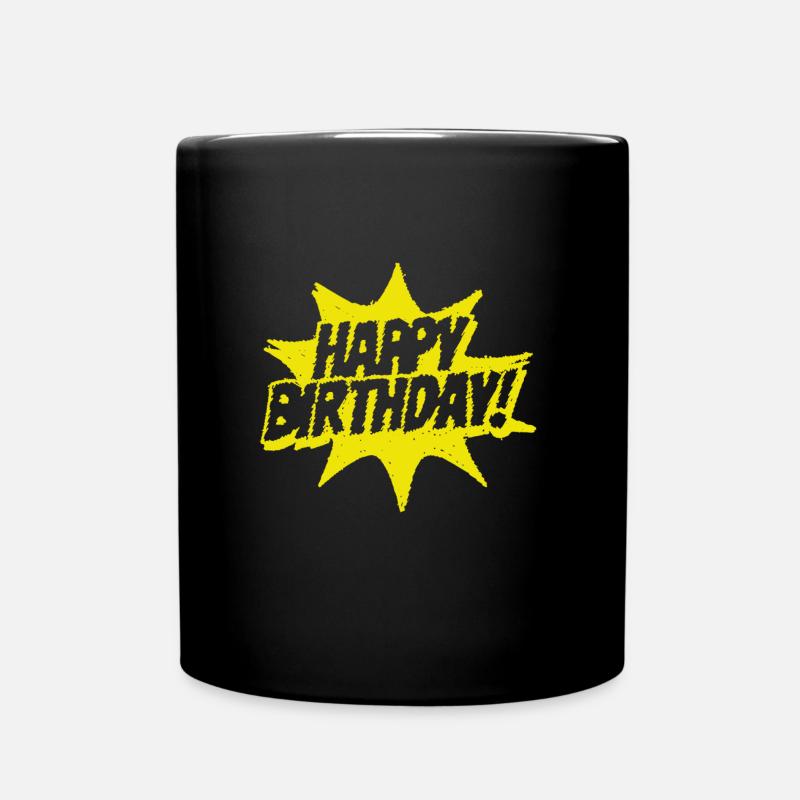 Joyeux anniversaire - Mug uni - noir