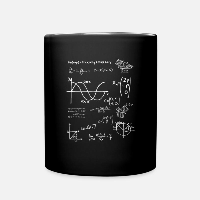 math formula - Mug uni - noir