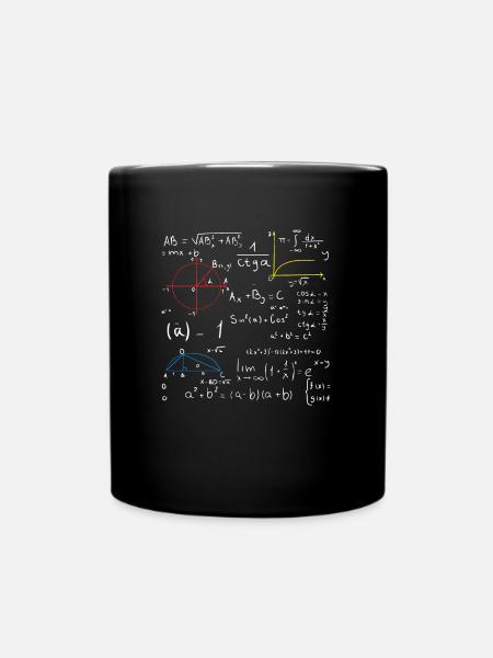 formula - Tasse einfarbig - Schwarz