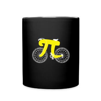 Mathematics Teacher Student Engineer Cycling - Full Colour Mug - black - Front