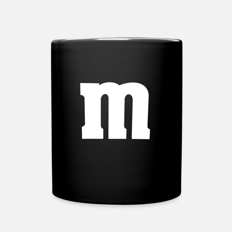 Kostüm M - Tasse einfarbig - Schwarz