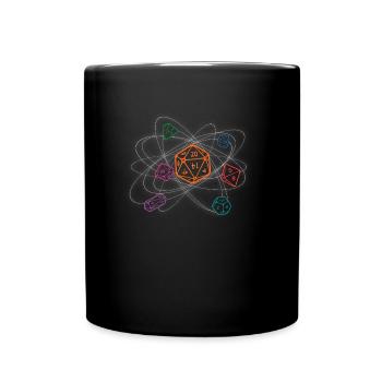 Gamer RPG Universe Solar System Fun Gift - Full Colour Mug - black - Front