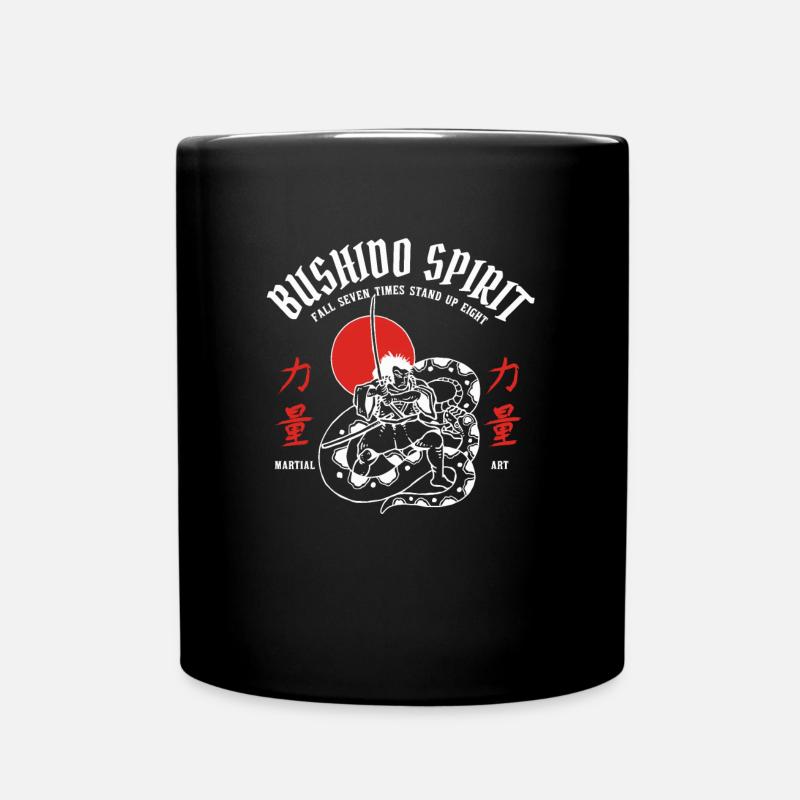 Esprit Bushido. Combattez avec les arts martiaux de dragon - Mug uni - noir