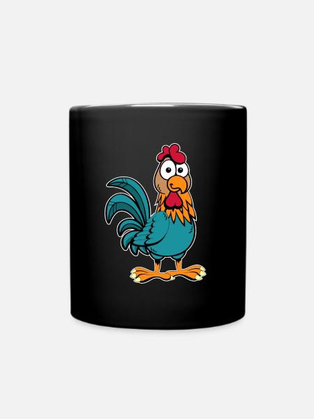 Poulet Coq - Mug uni - noir