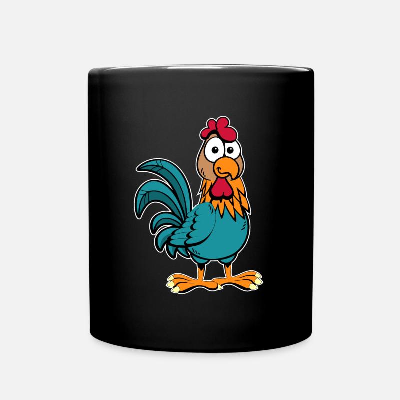 Poulet Coq - Mug uni - noir