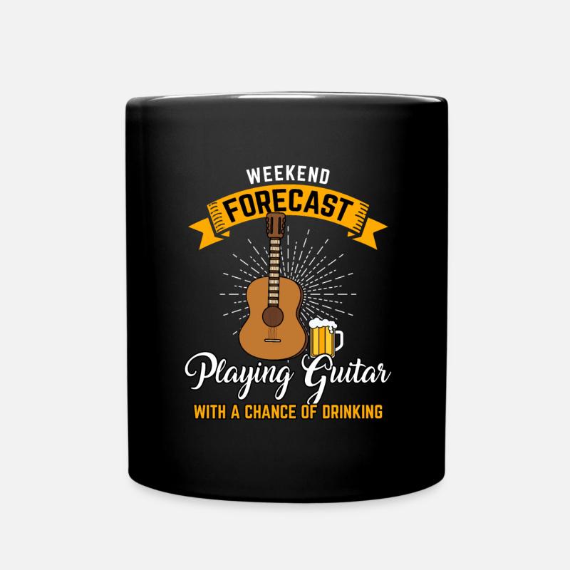 guitarist - Full Colour Mug - black