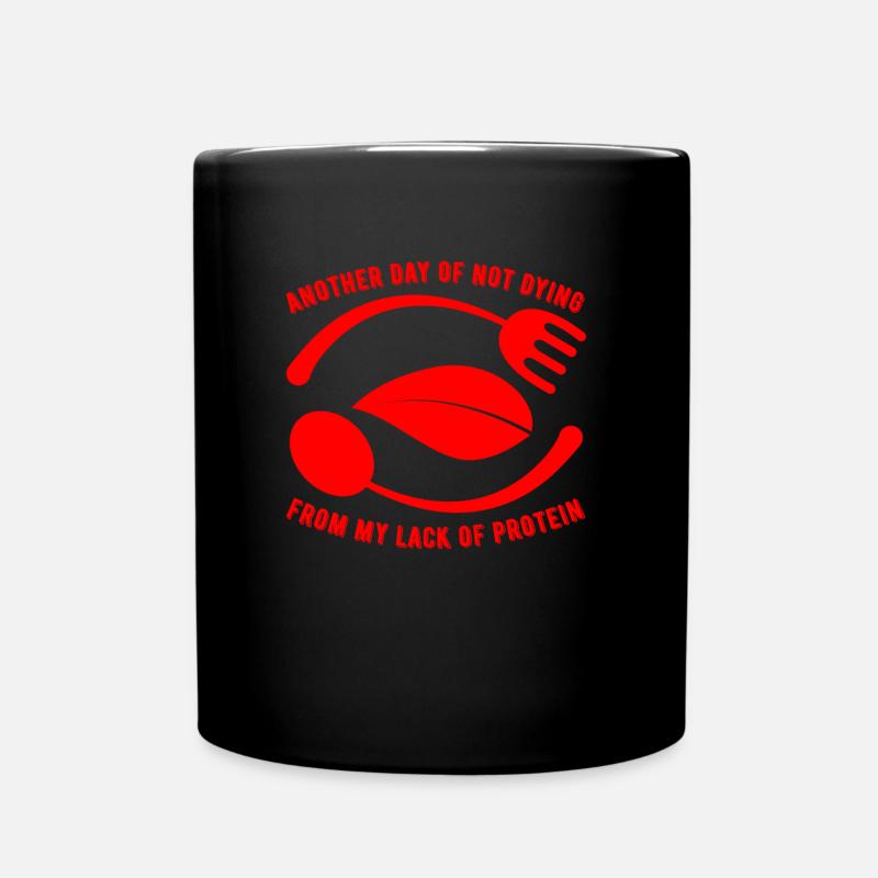 VEGAN Shirt · Veganlogo · Geschenk - Tasse einfarbig - Schwarz