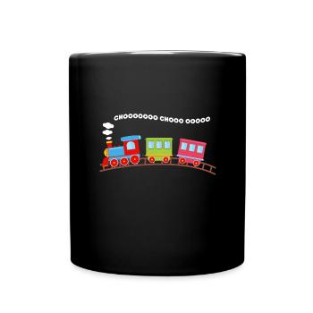 Chemin de fer train conducteur de train Locomotive - Mug uni - noir - Devant