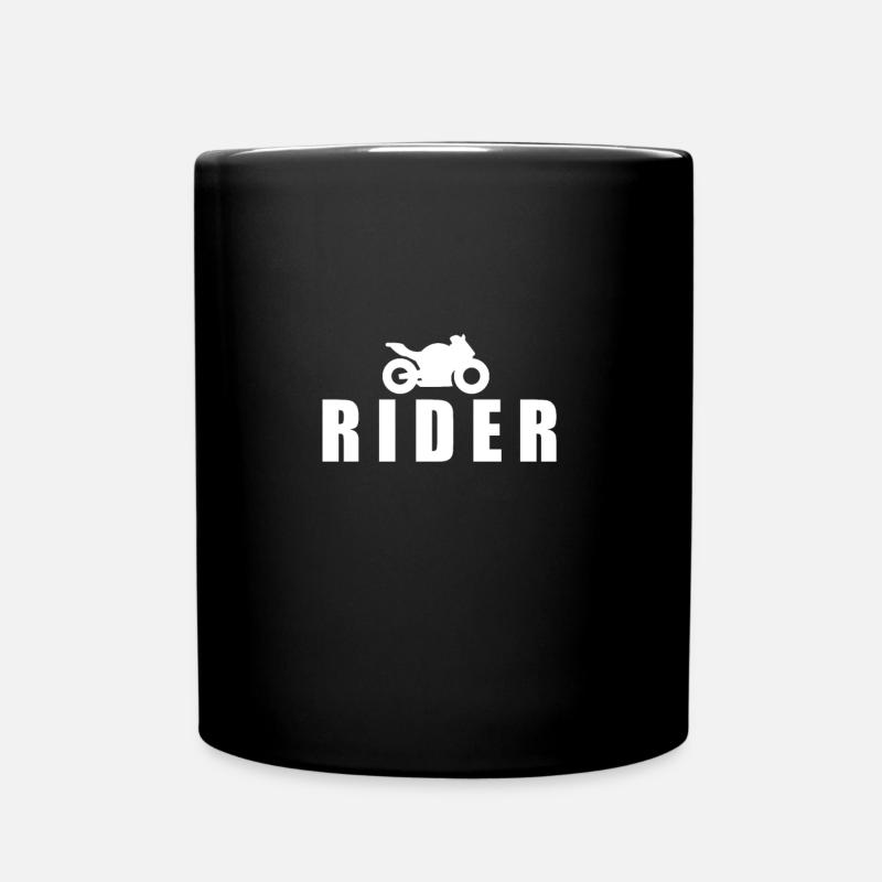 Motorrad - Tasse einfarbig - Schwarz