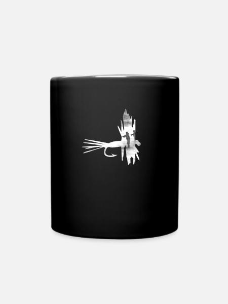 Pêche à la mouche - Mug uni - noir