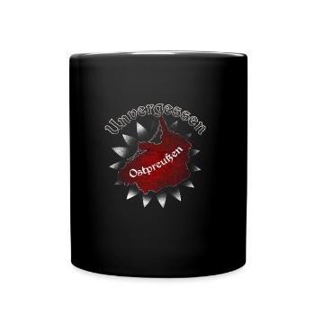 Ostprese Königsberg cadeau Mazurie carte idée - Mug uni - noir - Devant