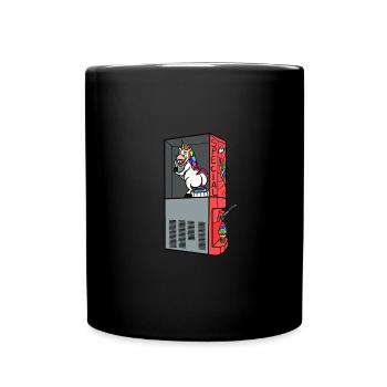 Crème glacée molle Unicorns de crème glacée molle - Mug uni - noir - Devant