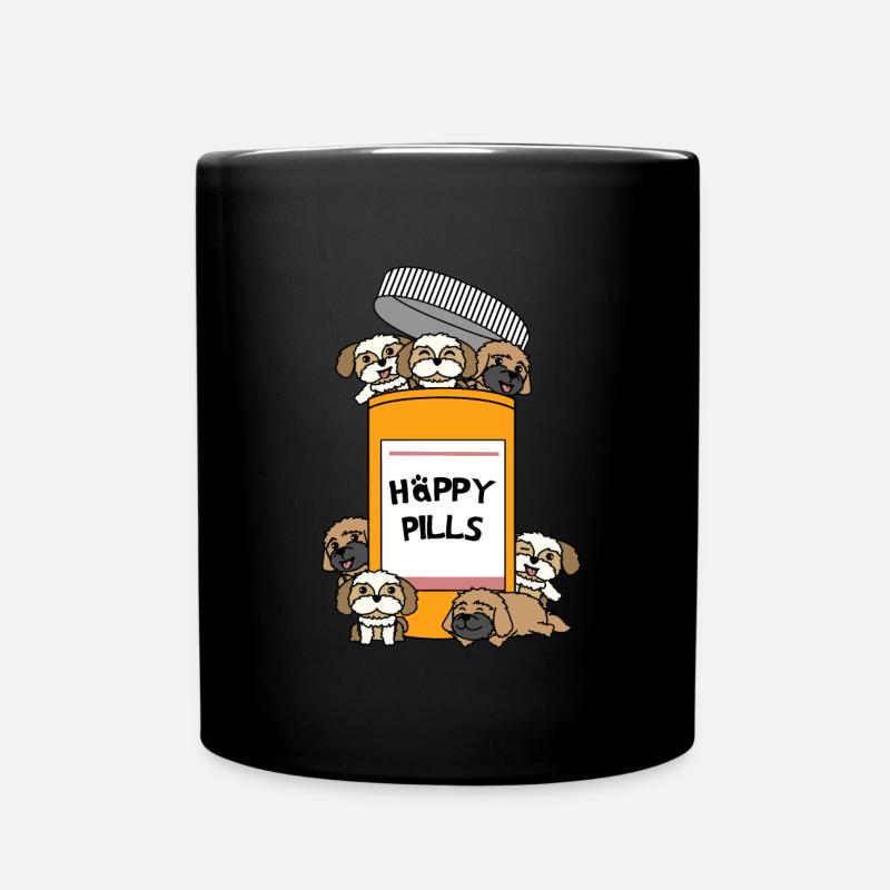 Shih Tzu - Full Colour Mug - black
