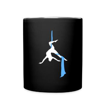 Aerial Yoga - Mug uni - noir - Devant