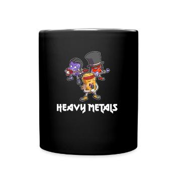 Funny Heavy Metal Rock Band Chemistry Elements Music - Full Colour Mug - black - Front