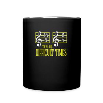 Music Orchestra Sarcasm Conductor Choir Gift - Full Colour Mug - black - Front