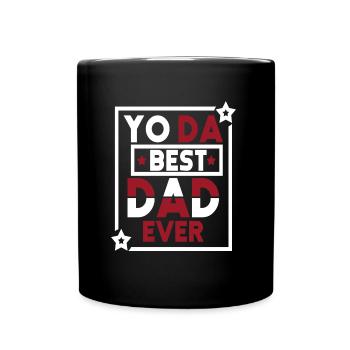 Meilleur papa jamais - Mug uni - noir - Devant