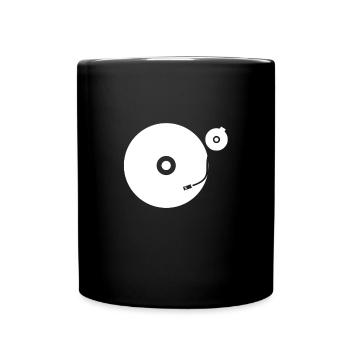 Record player - Full Colour Mug - black - Front