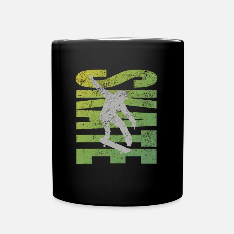 Skater Skate - Mug uni - noir