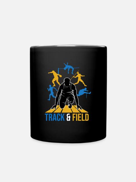 athlétisme - Mug uni - noir