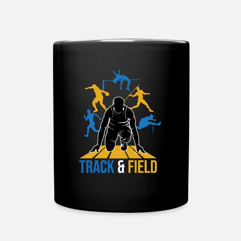 athlétisme - Mug uni - noir