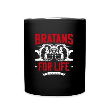 bratans forever russian brother - Full Colour Mug - black - Front