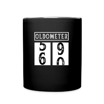Oldometer 60 ans 60e anniversaire 1959 cadeau - Mug uni - noir - Devant
