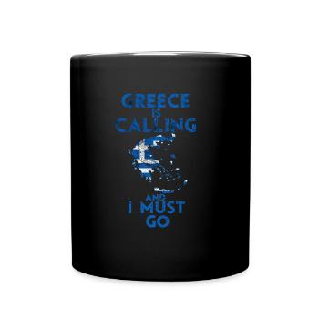 Greece - Full Colour Mug - black - Front