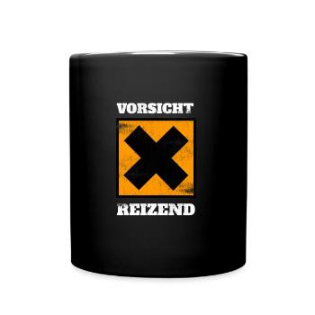Caution irritant - Full Colour Mug - black - Front